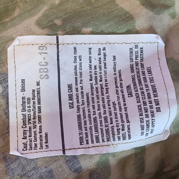 US Military Perimeter Insect Repellent Apparel Camo Perimeter Insect Guard Small - Picture 6 of 6